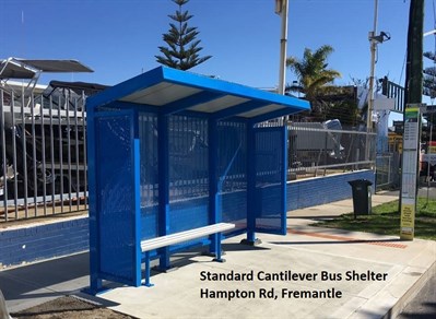 Cantilever Bus Shelter